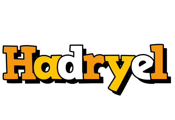 Hadryel cartoon logo