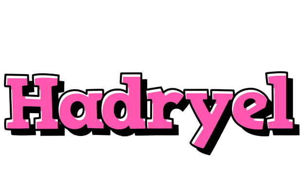 Hadryel girlish logo