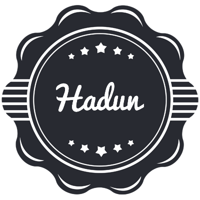 Hadun badge logo