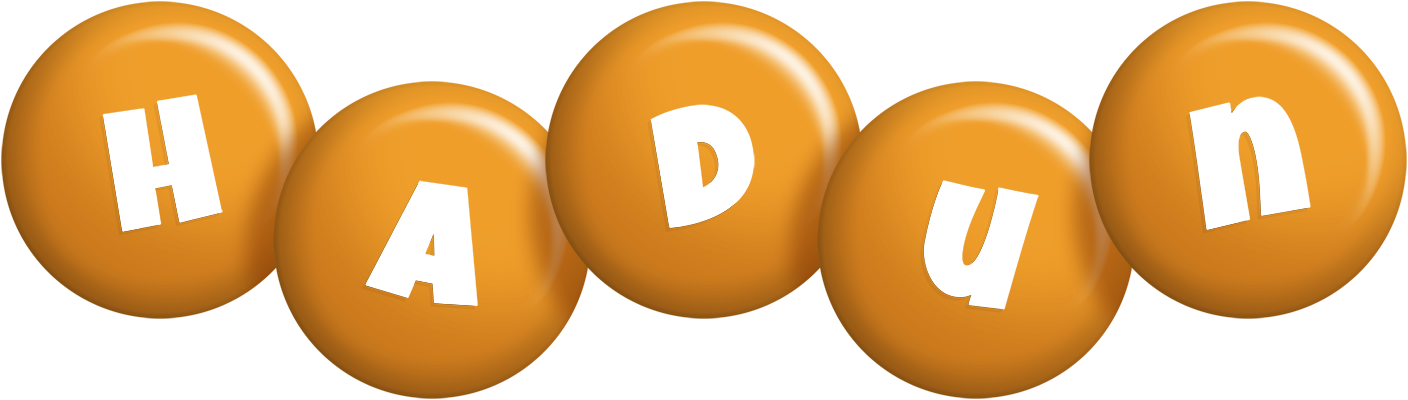 Hadun candy-orange logo