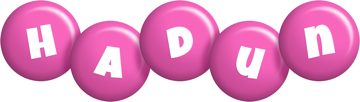 Hadun candy-pink logo