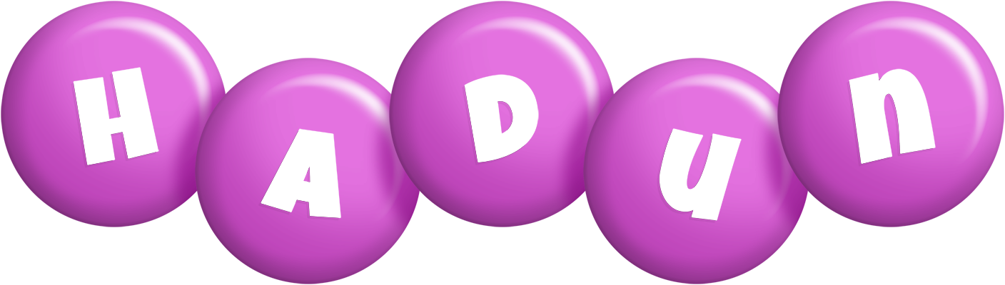 Hadun candy-purple logo