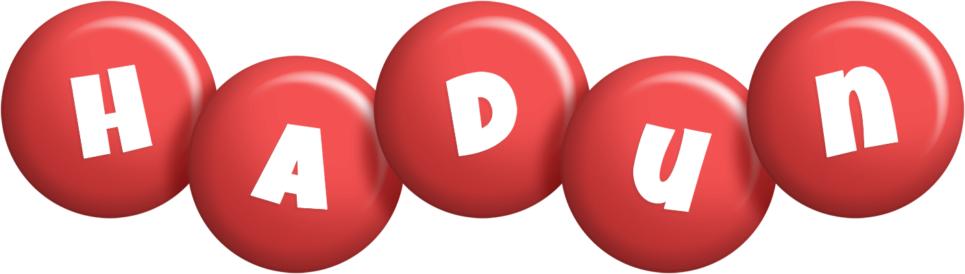Hadun candy-red logo