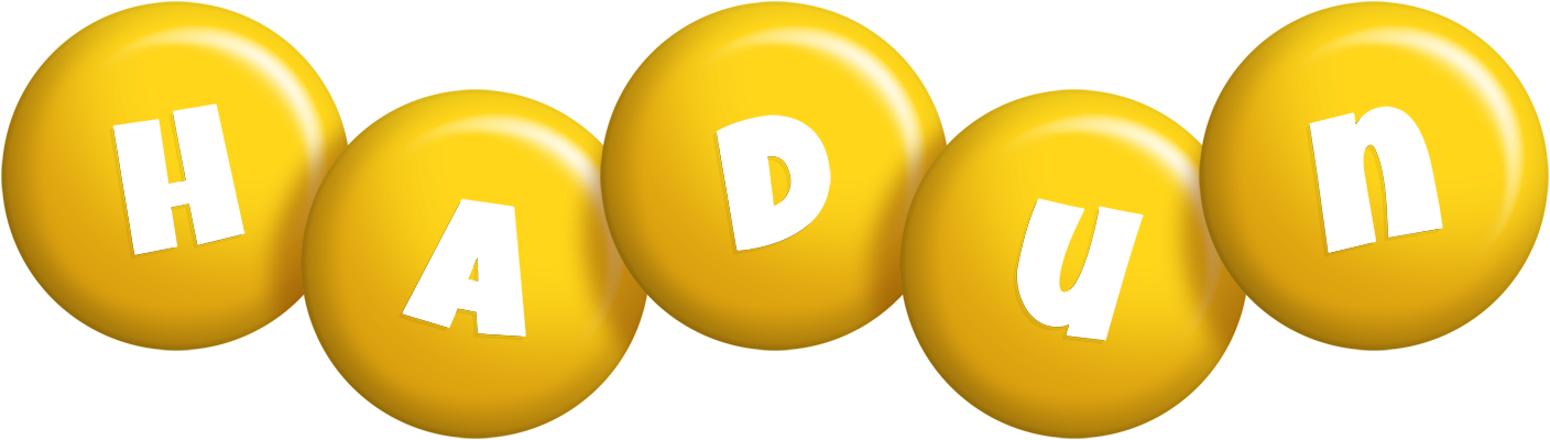 Hadun candy-yellow logo