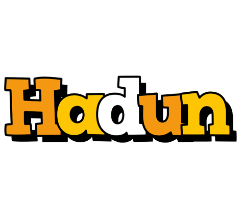 Hadun cartoon logo
