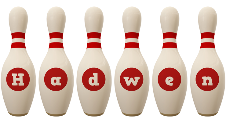 Hadwen bowling-pin logo