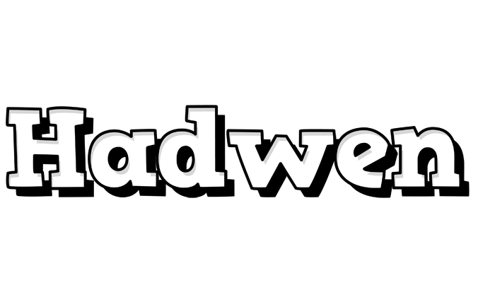 Hadwen snowing logo