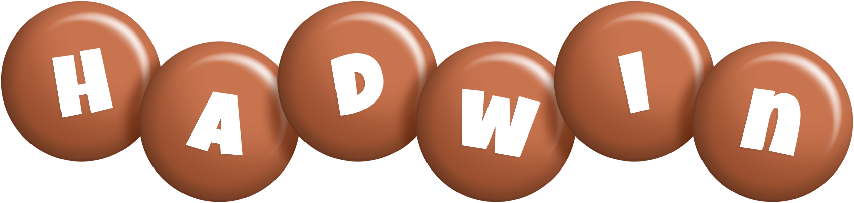 Hadwin candy-brown logo