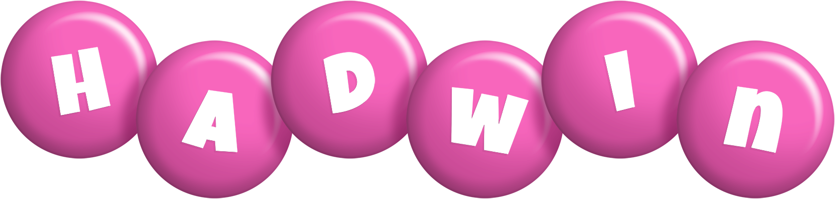Hadwin candy-pink logo