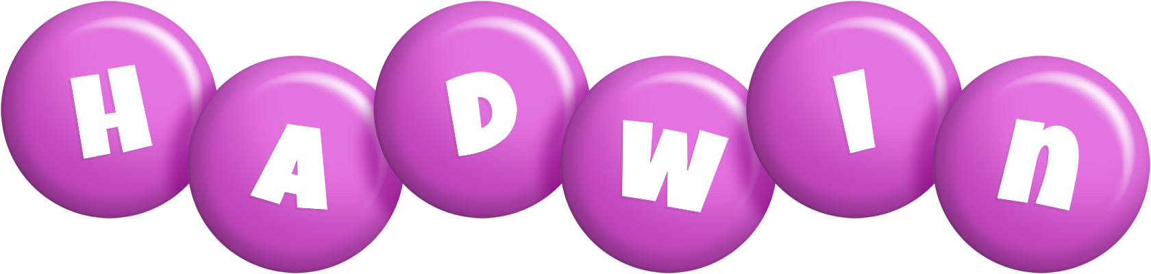 Hadwin candy-purple logo