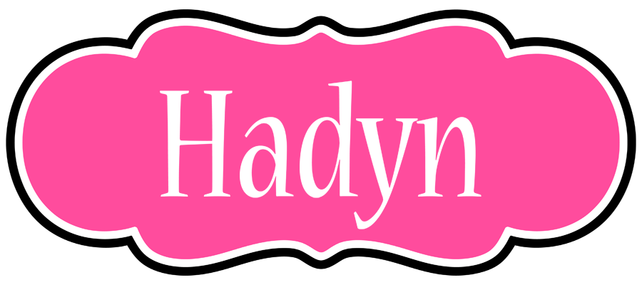 Hadyn invitation logo