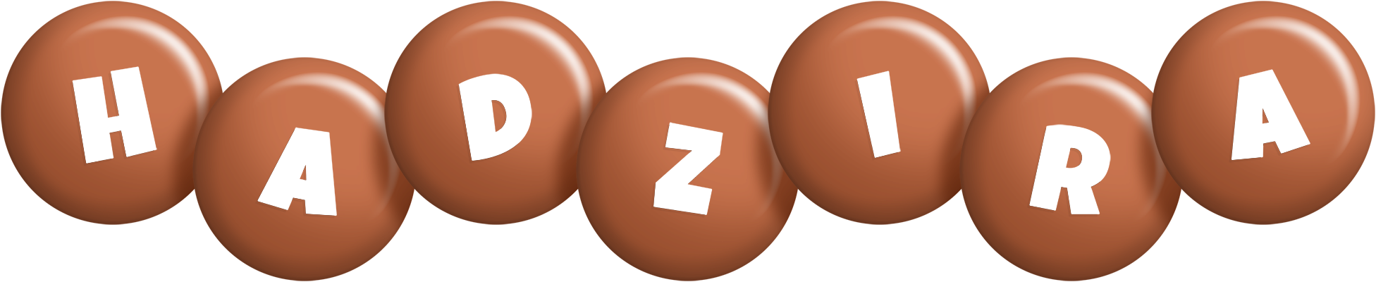 Hadzira candy-brown logo