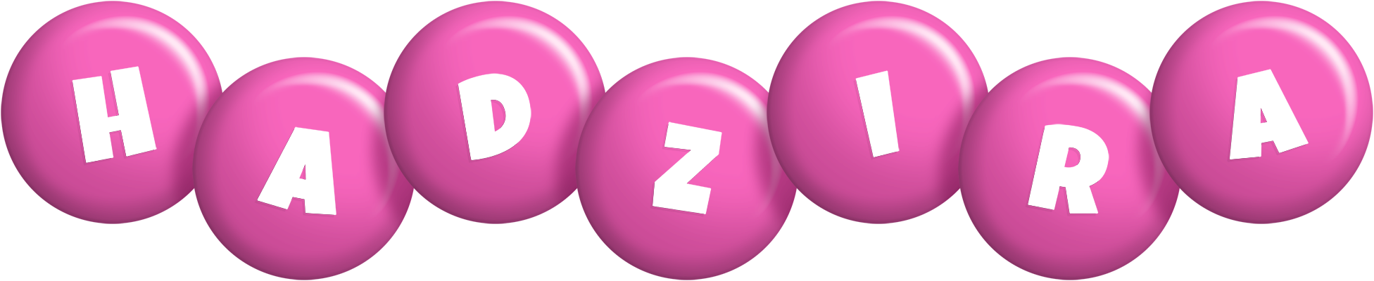 Hadzira candy-pink logo