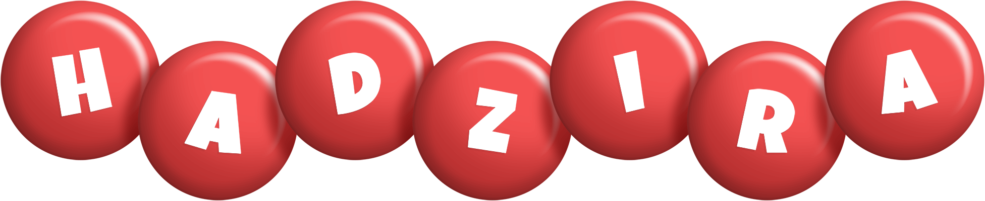 Hadzira candy-red logo