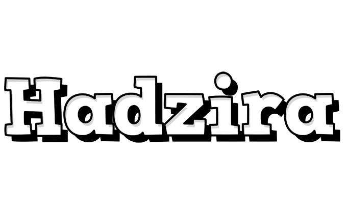 Hadzira snowing logo