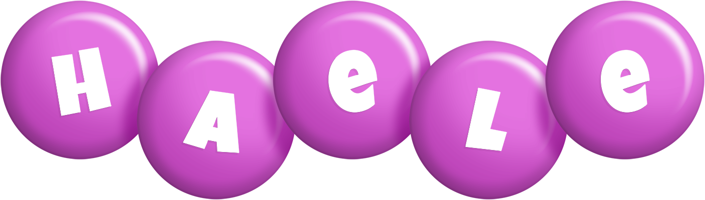 Haele candy-purple logo