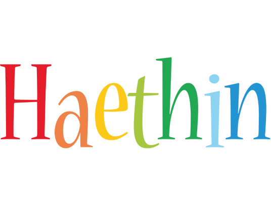 Haethin birthday logo
