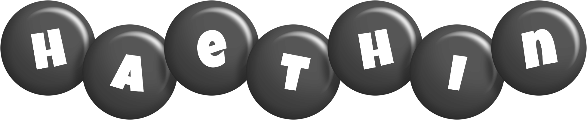 Haethin candy-black logo