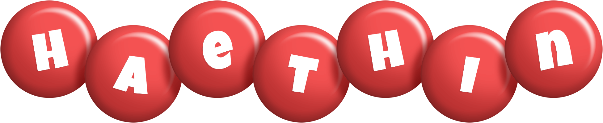 Haethin candy-red logo