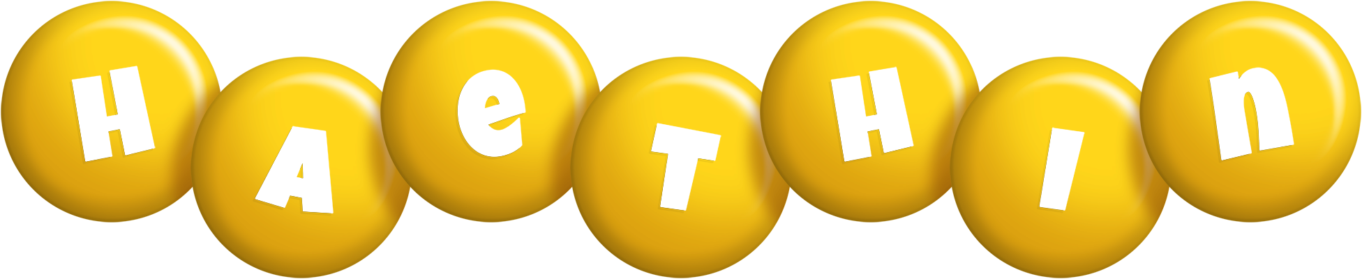 Haethin candy-yellow logo
