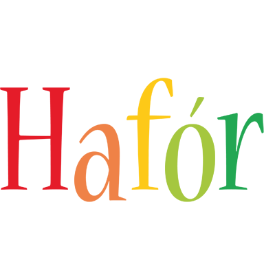 Hafþór birthday logo