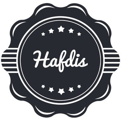 Hafdis badge logo