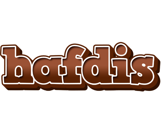 Hafdis brownie logo