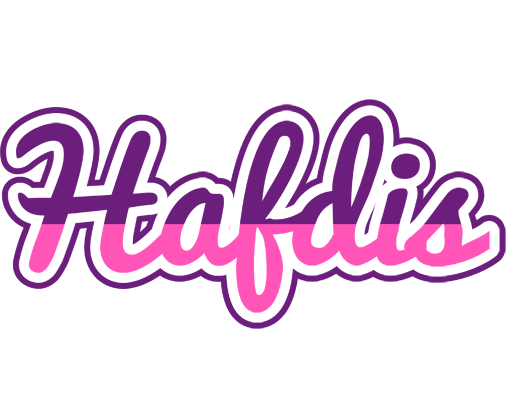 Hafdis cheerful logo