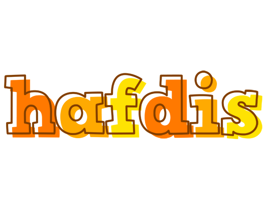 Hafdis desert logo