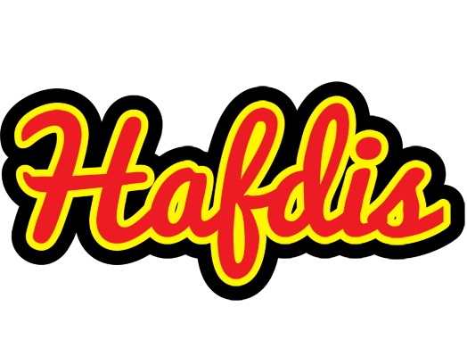 Hafdis fireman logo