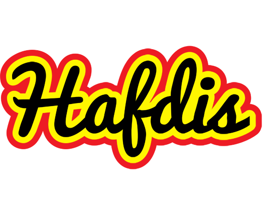 Hafdis flaming logo