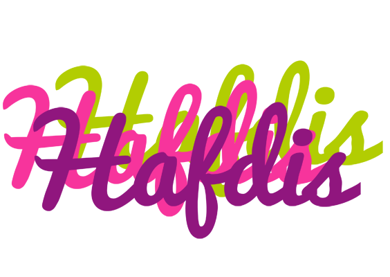 Hafdis flowers logo