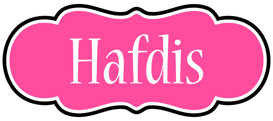 Hafdis invitation logo