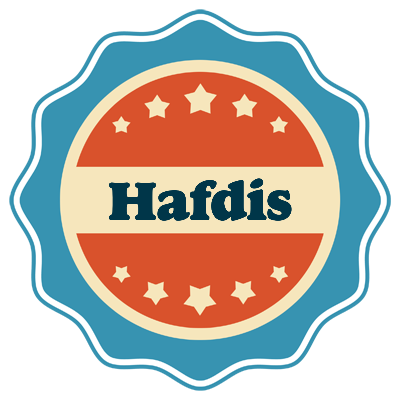 Hafdis labels logo