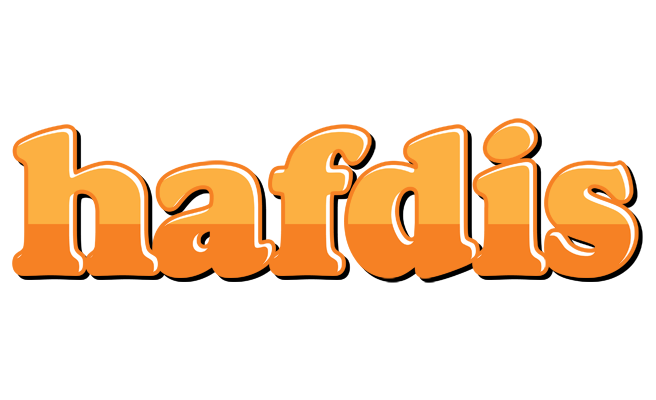 Hafdis orange logo
