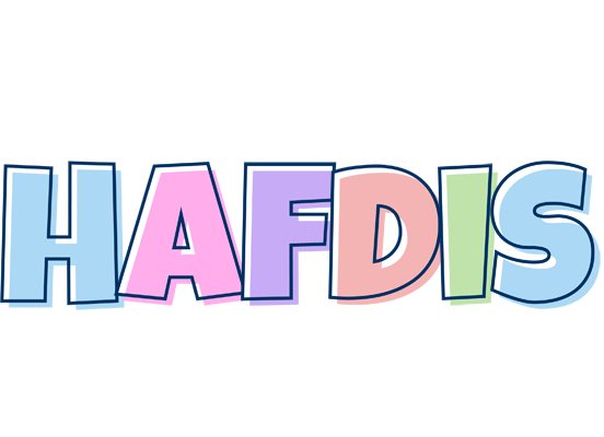 Hafdis pastel logo
