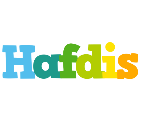 Hafdis rainbows logo