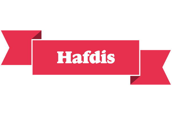 Hafdis sale logo