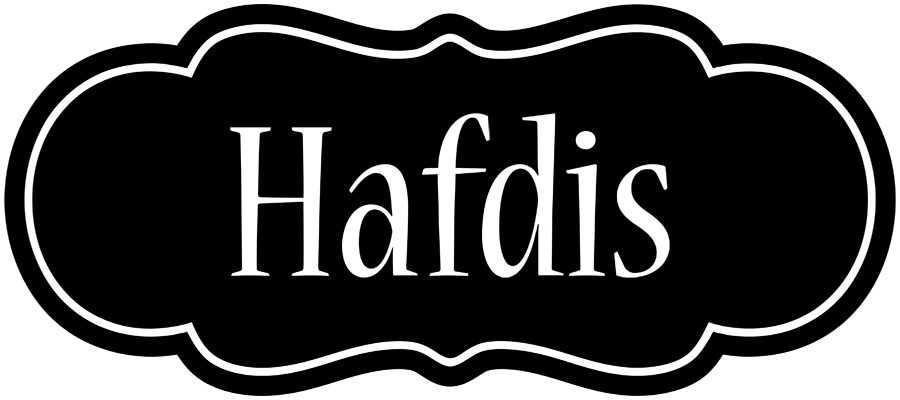 Hafdis welcome logo