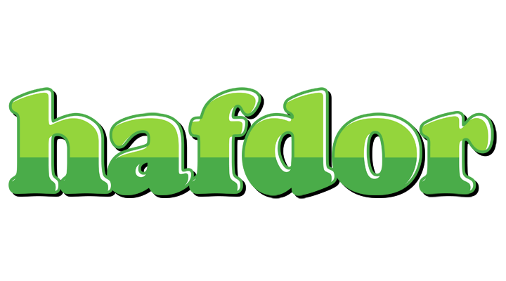 Hafdor apple logo