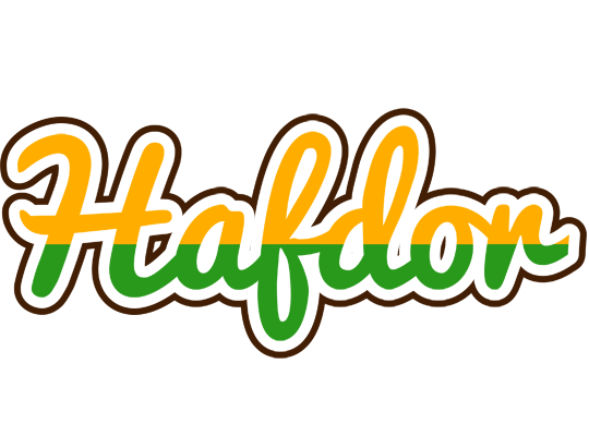 Hafdor banana logo