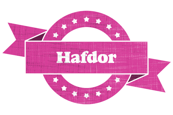 Hafdor beauty logo