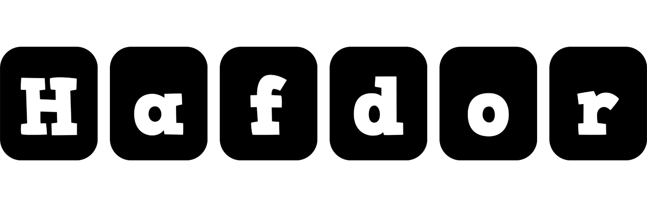 Hafdor box logo