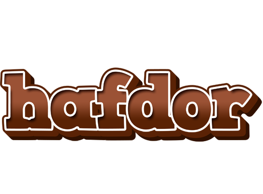 Hafdor brownie logo