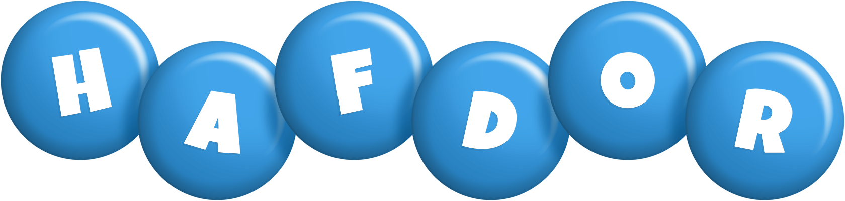 Hafdor candy-blue logo