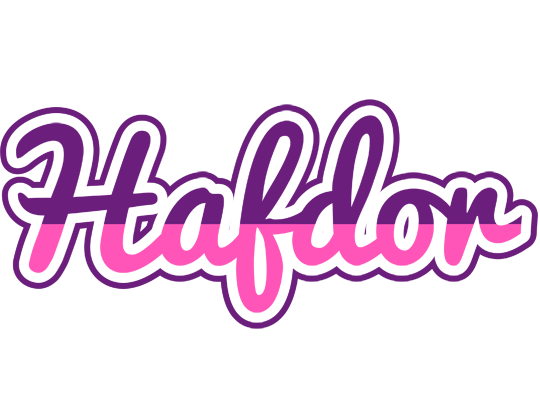 Hafdor cheerful logo