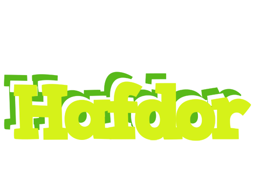 Hafdor citrus logo