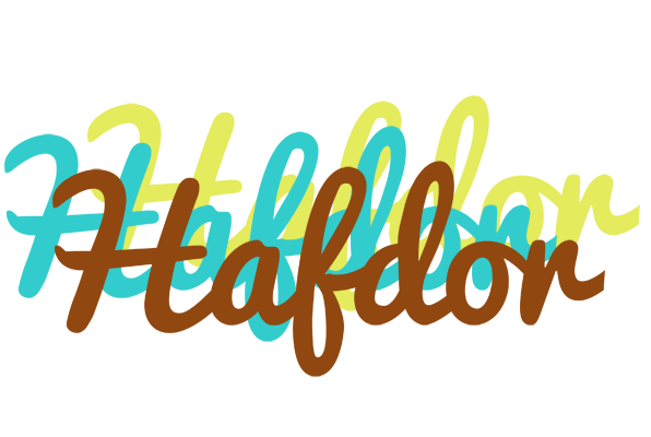 Hafdor cupcake logo