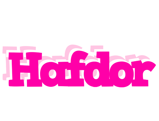Hafdor dancing logo