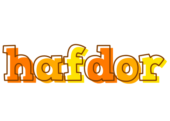 Hafdor desert logo